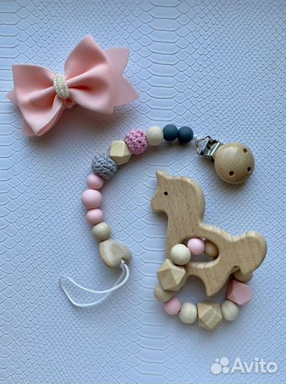 Грызунок-прорезыватель держатель для пустышки