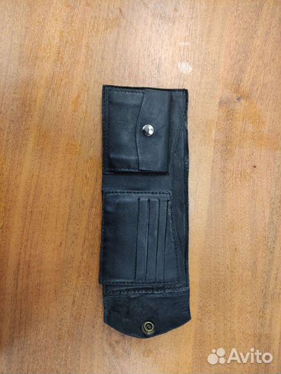 Бумажник мужской кожаный