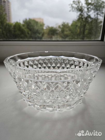 Вазы/салатницы хрусталь, стекло СССР, блюда