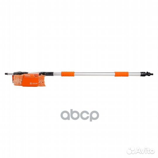 Швабра с насадкой для шланга, щеткой 25см