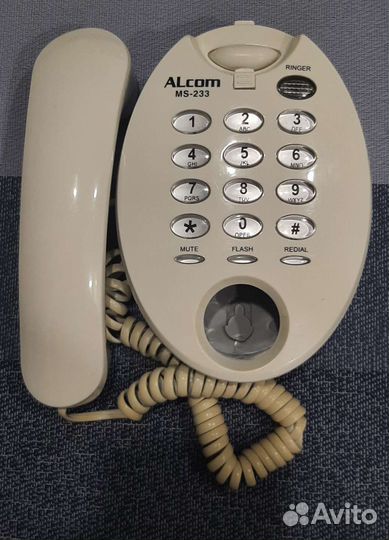Телефонный аппарат Alcom MS-233, кнопочный