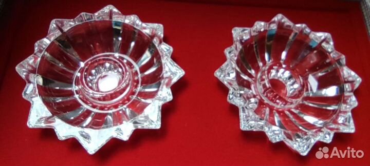 Хрустальные подсвечники