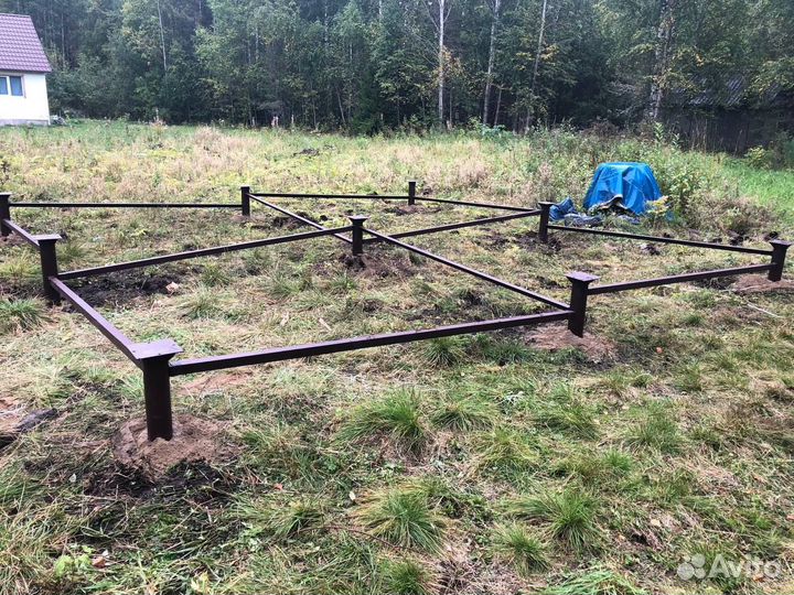 Фундамент из винтовых свай