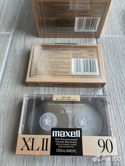 Аудио кассеты Maxell XL II 90, MX 90