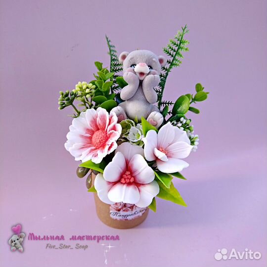 Подарки Букеты Мыло ручной работы 8 марта