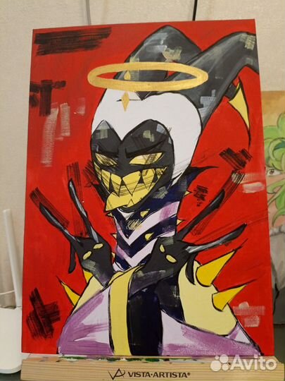 Картина акрилом на холсте