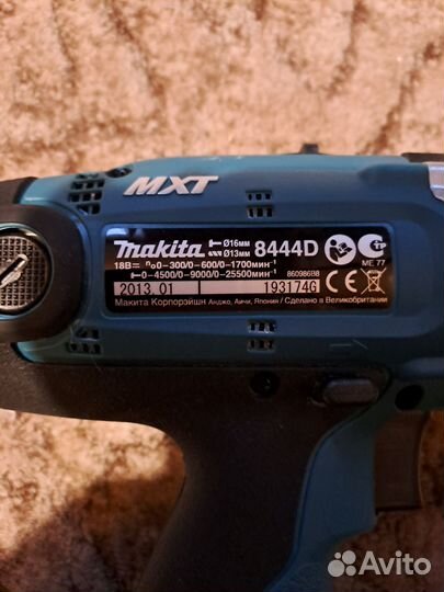 Шуруповерт makita 18v бу
