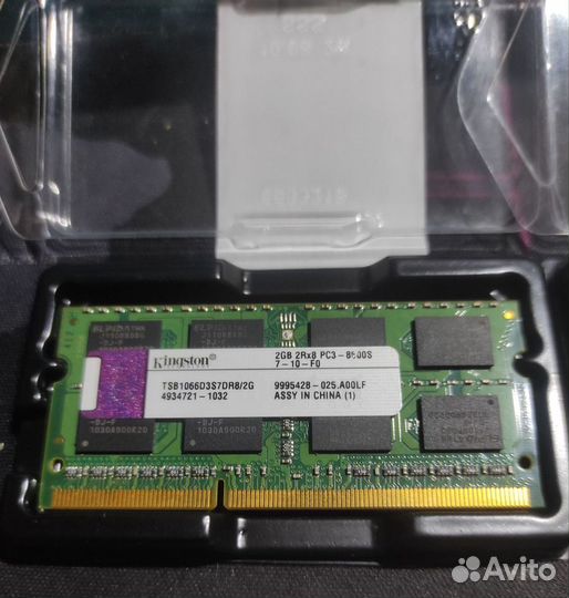 Оперативная память sodimm Samsung и Kingston