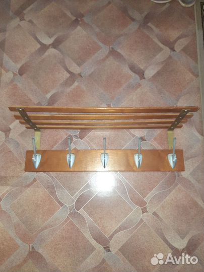 Вешалка навесная деревянная СССР 80-х годов