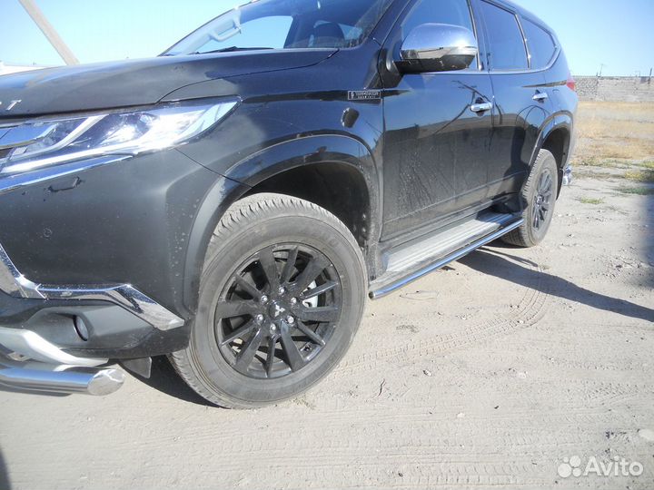 Mitsubishi Pajero Sport (c 2015г) Передняя защита