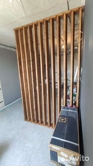 Декоративная перегородка из массива