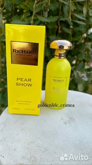 Духи парфюм Richard Pear Show 100ml