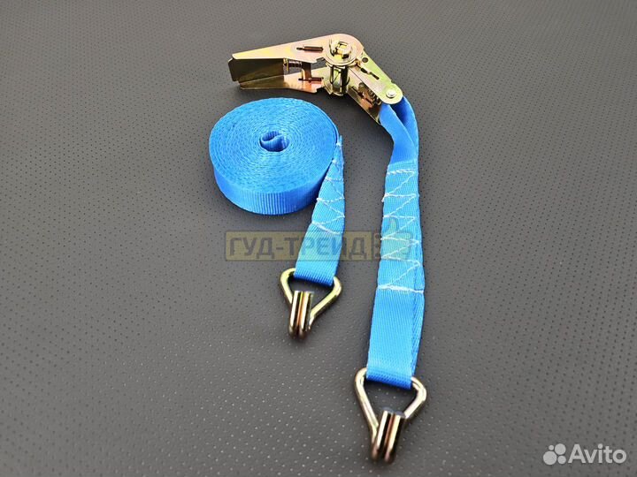 Ремень крепления груза с трещоткой 6 метров, 25 мм