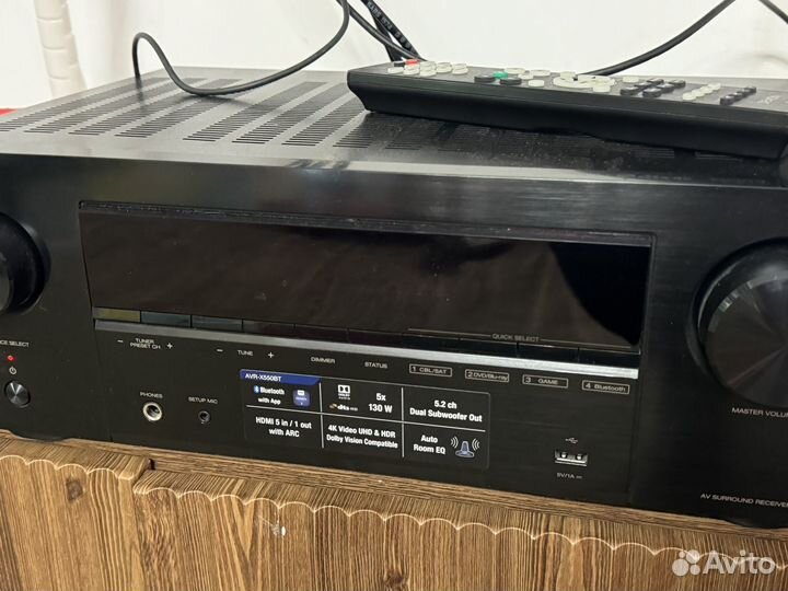 Ресивер denon avr x550 bt