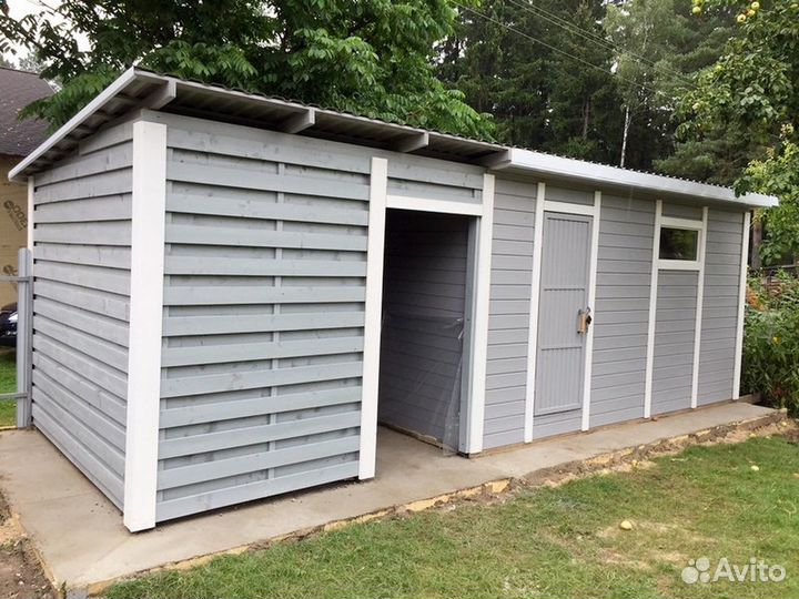 Хозблок сарай бытовка с дровником