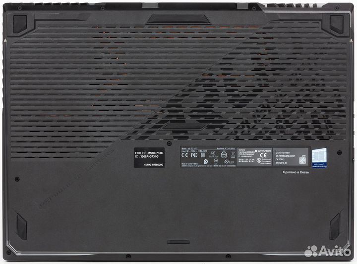 Asus 17.3/144 i7-9750 6яд12п RTX2070/8 16Гб SSD512