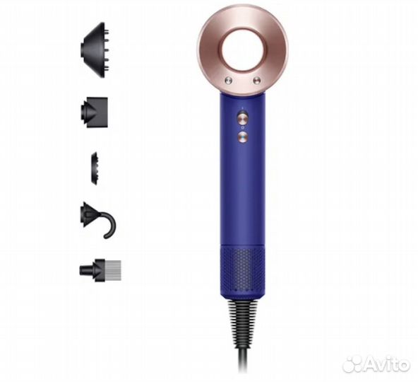 Dyson фен hd07 розовый, синий