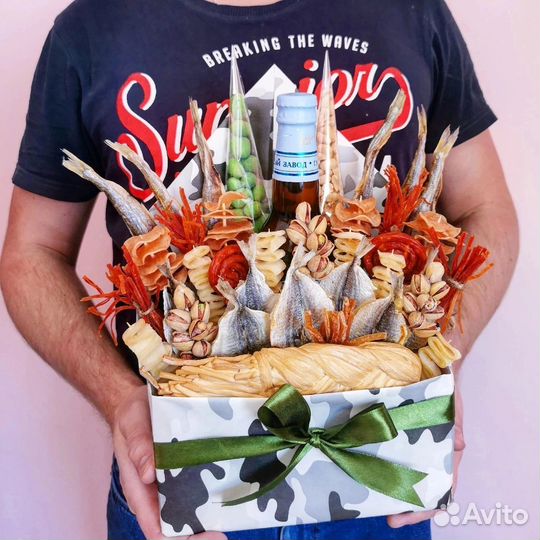 Съедобные букеты мужу/папе/брату