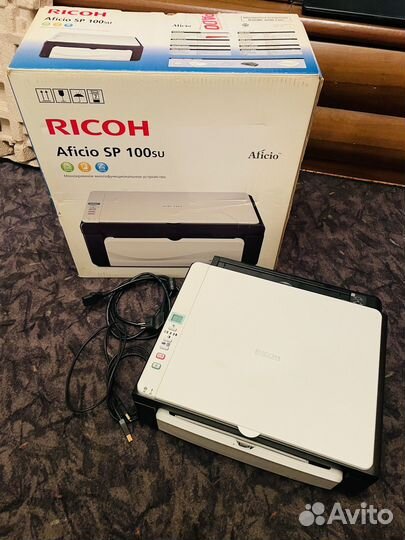 Мфу ricoh aficio SP100 SU лазерное