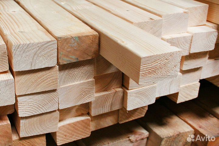 Строганный брус лиственница 190х190мм, гост