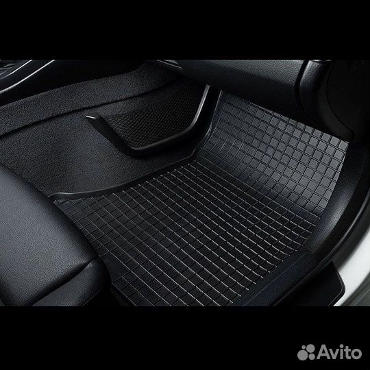 Коврики резиновые полики на Toyota Camry XV70