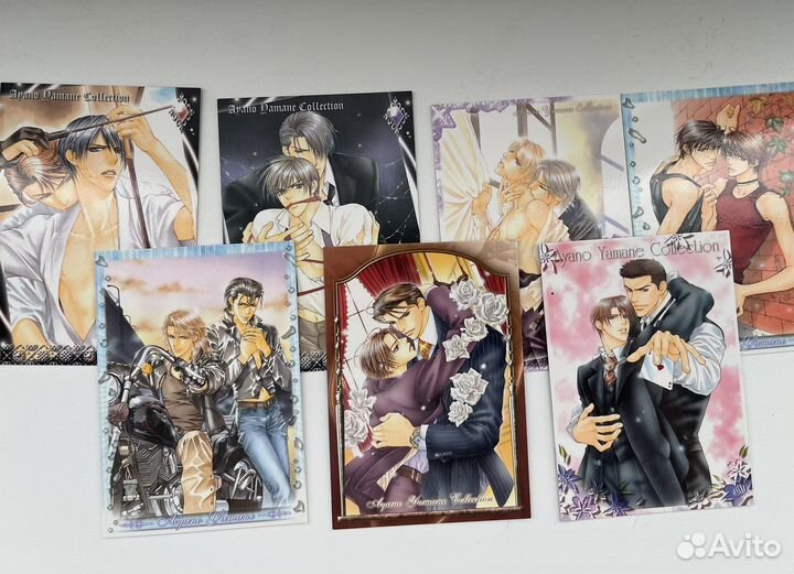 7 аниме открыток