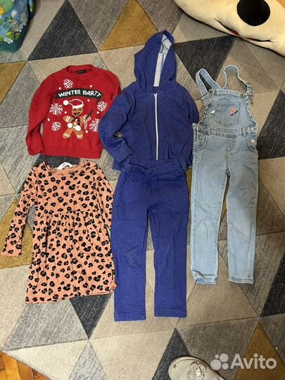 Пакет вещей для девочки 98 104