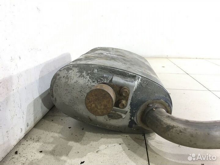 Задняя банка глушителя