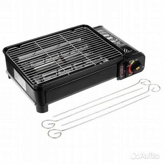 Плита газовая с поверхностью гриль