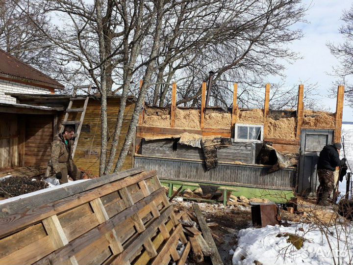 Расчистка участков. Спил деревьев. Снос строений