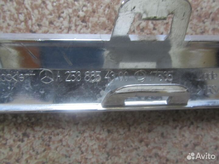 Накладка бампера mecedes glc x253 a2538854300