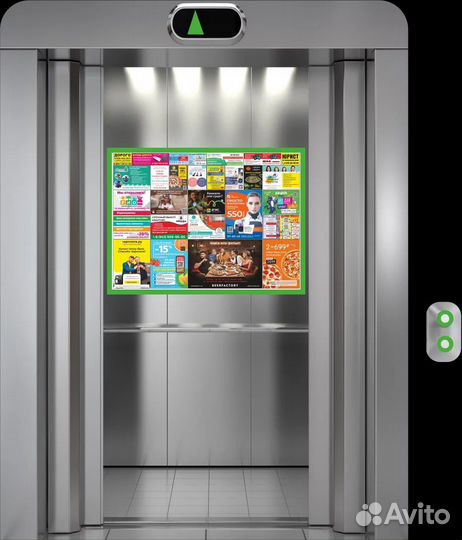 Реклама в лифтах от собственника