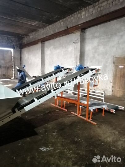 Фасовочный аппарат для торфа, грунта, перегноя