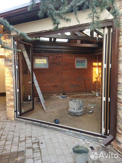 Алюминиевые двери окна витражи раздвижные системы