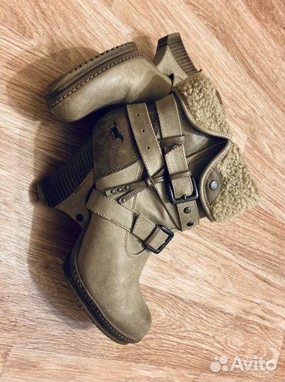 Ботильоны, полусапожки, еврозима, Mustang, 39 герм