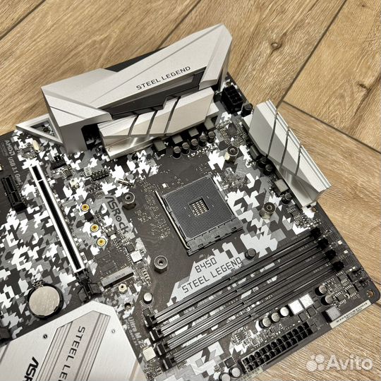 Материнская плата ASrock b450 steel legend