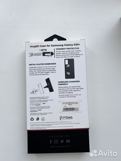 Чехлы pitaka на Samsung Galaxy S20 S20+