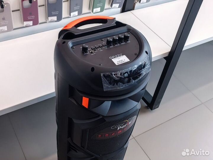 Переносная Bluetooth Колонка Ginzzu