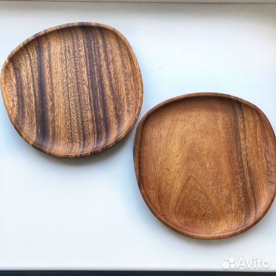 К Новому Году Сервировочные блюда из акации