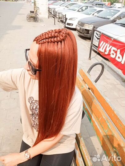 Косы с канекалоном, брейды, афрорезинка