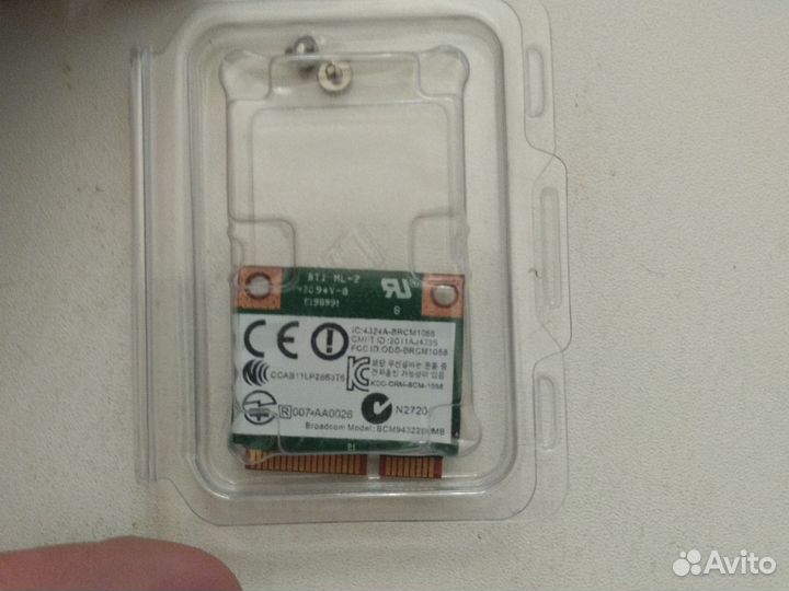 WiFi адаптер + Bluetooth BCM943228HMB