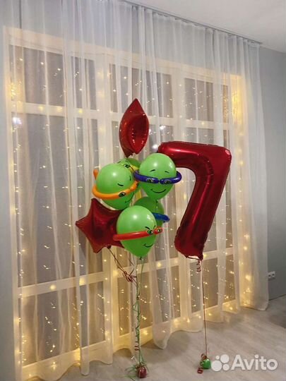 Гелиевые шары, воздушные шарики