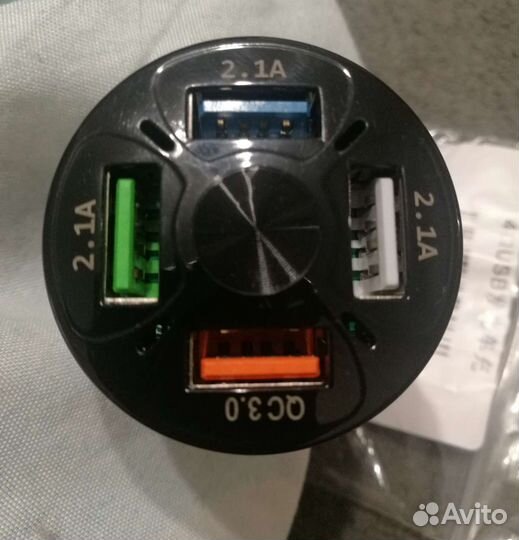 Новое автомобильное зарядное устройство 4 USB