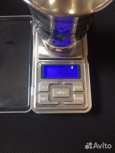 Рюмка стопка серебро