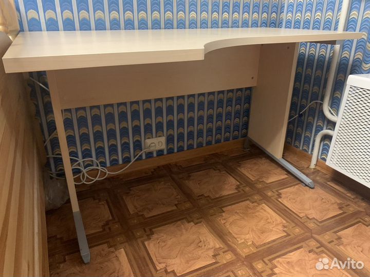 Компьютерный стол+полка+ тумба под принтер+ полка