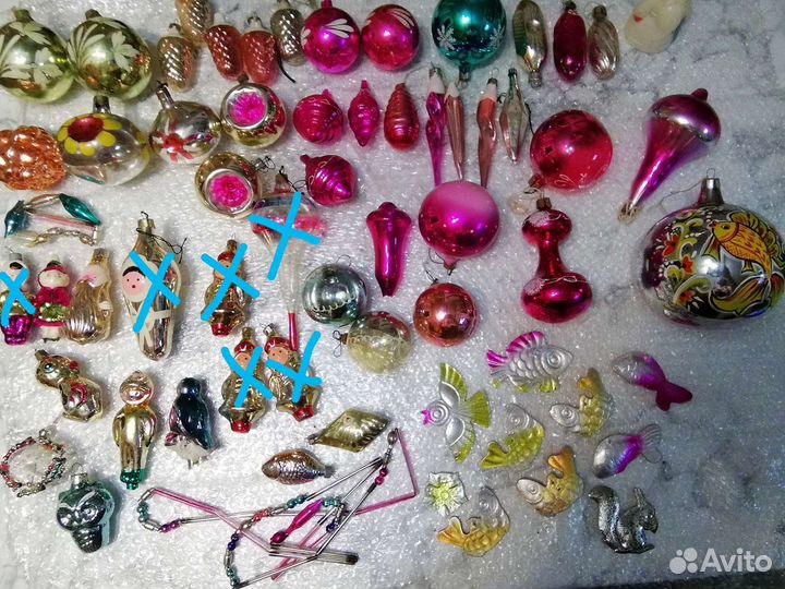 Елочные игрушки СССР