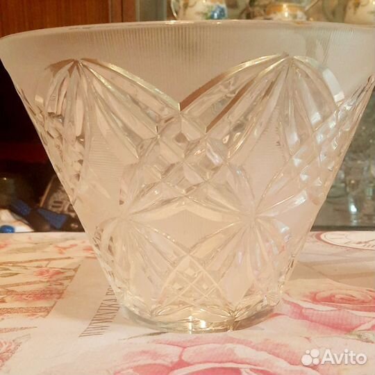 Ваза хрустальная СССР