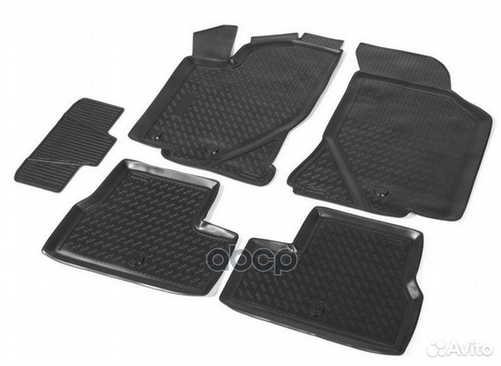 Коврики салона (полиуретан) 16001001 Rival