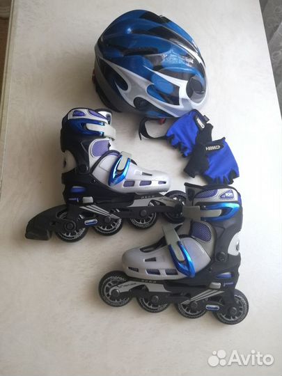 Ролики детские раздвижные Crazy Creek 29-32 1p бу