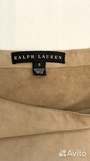 Ralph lauren лонгслив натуральная замша